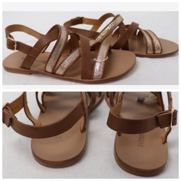 🏆HP🏆 Sz 39 Tatoosh Flat Brown Sandals - Picture 4 of 8